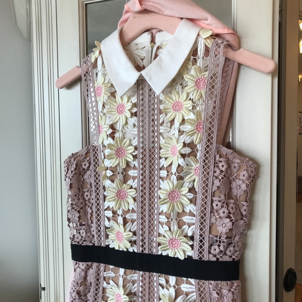 SELF PORTRAIT Lace Guipure Cocktail Dress Wedding